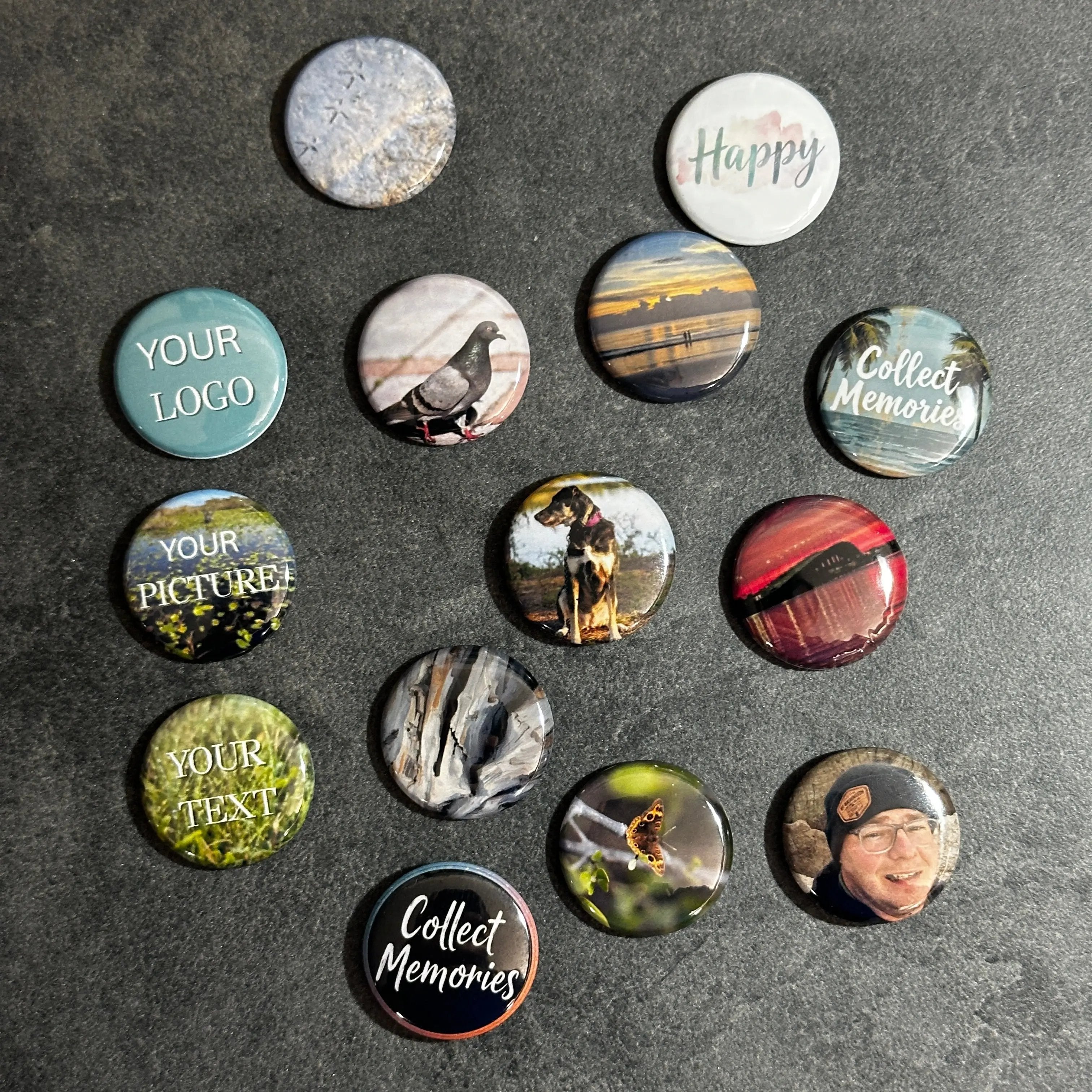 1" Round Photo Magnet The Memory Mill Studio