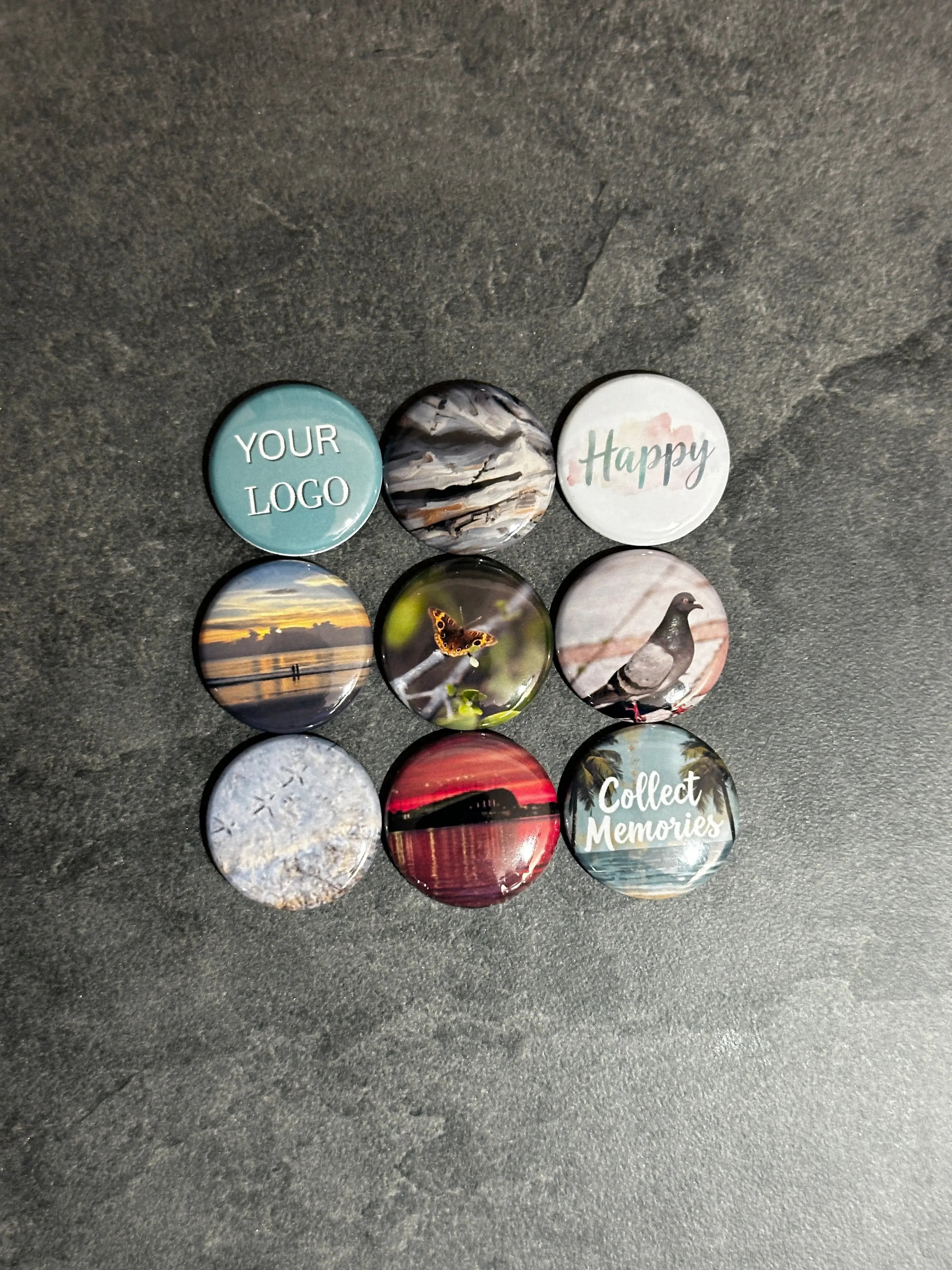 1" Round Photo Magnet The Memory Mill Studio