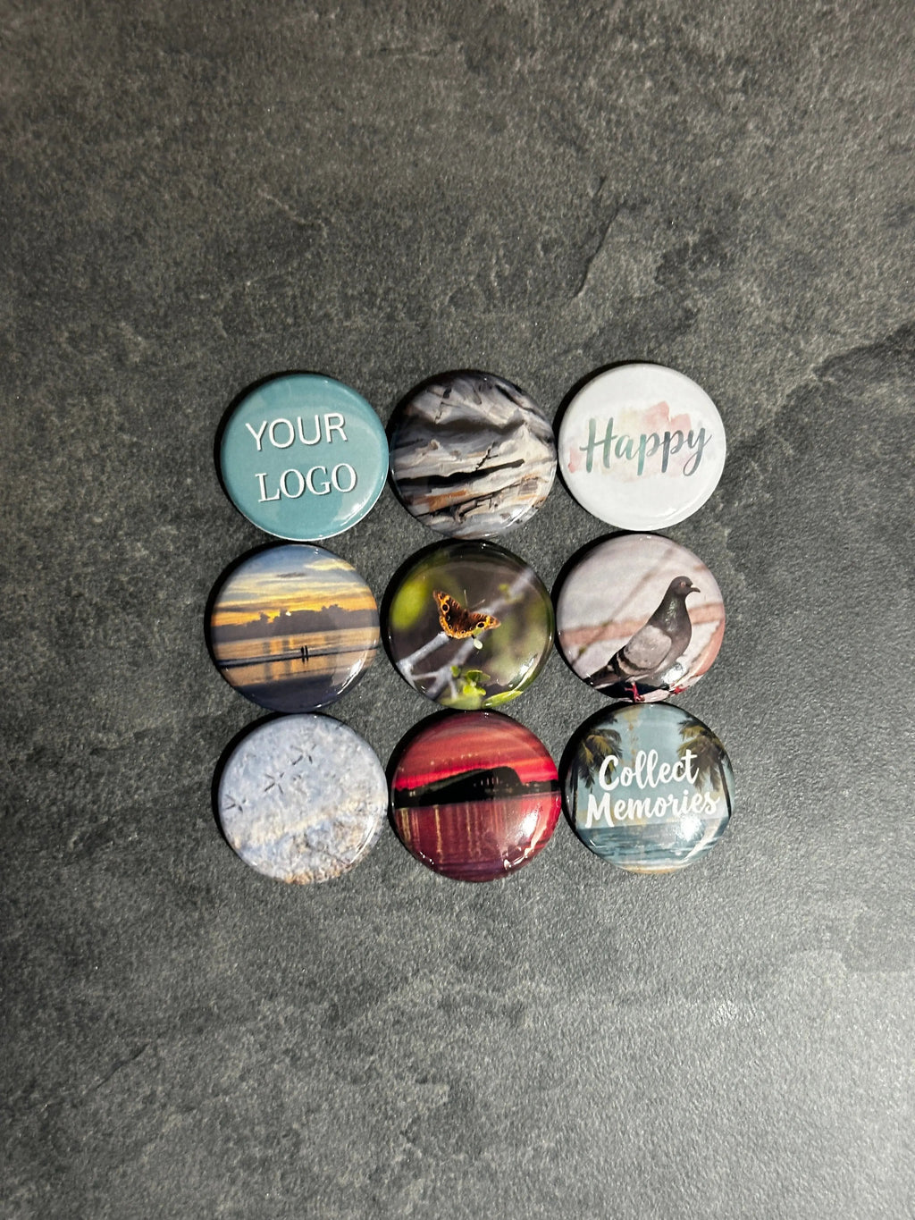 1" Round Photo Magnet The Memory Mill Studio