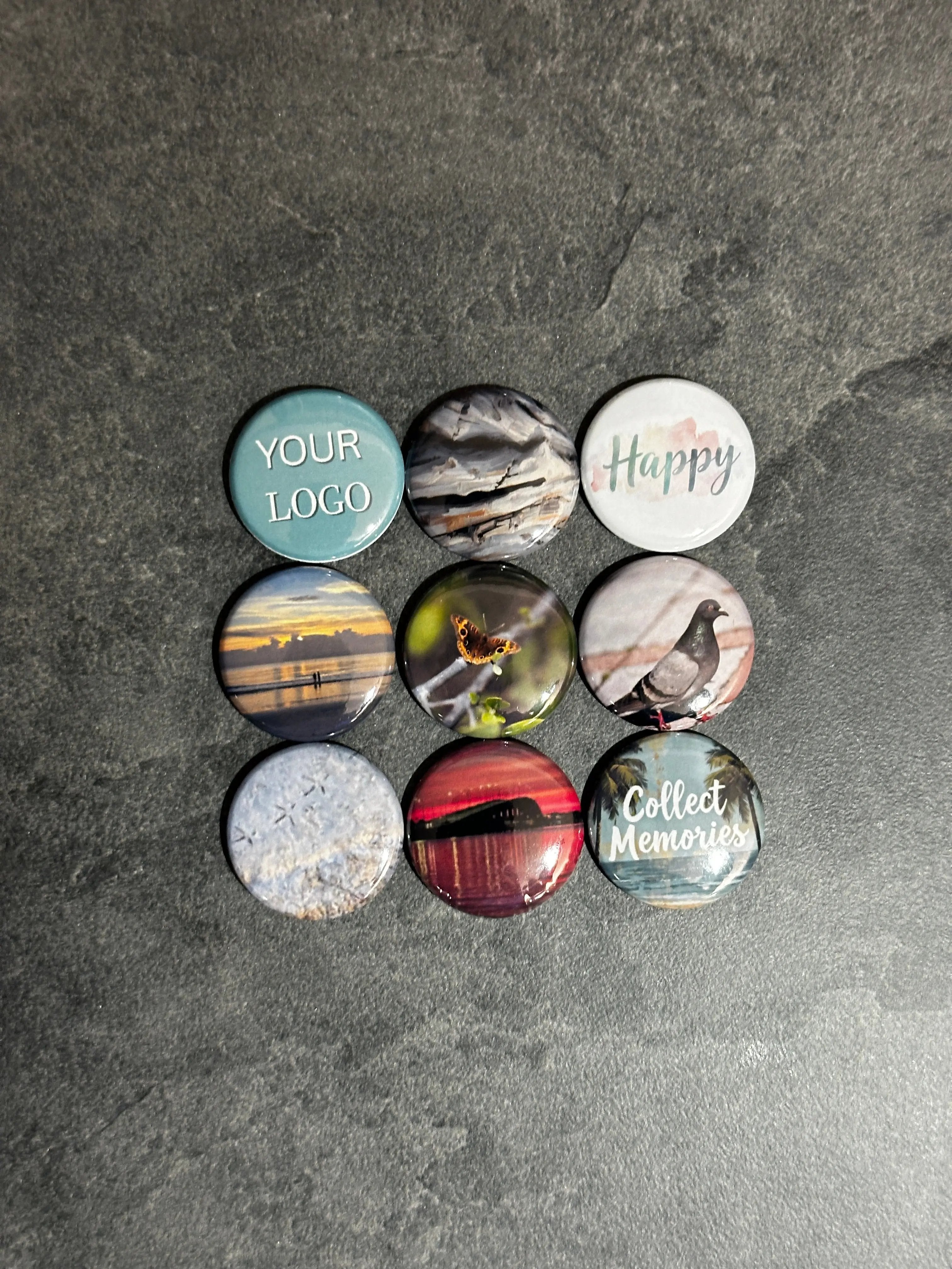 1" Round Photo Magnet The Memory Mill Studio