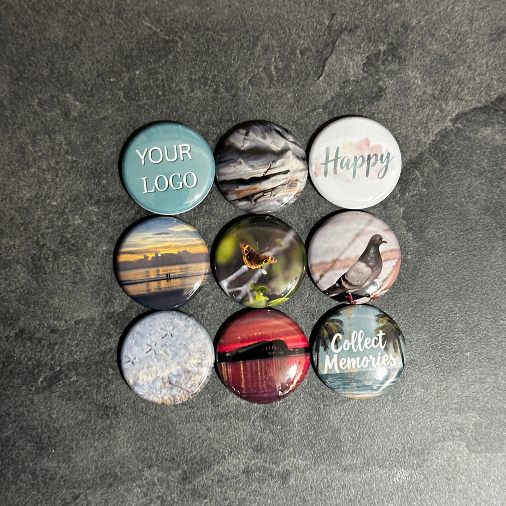 1" Round Photo Magnet The Memory Mill Studio