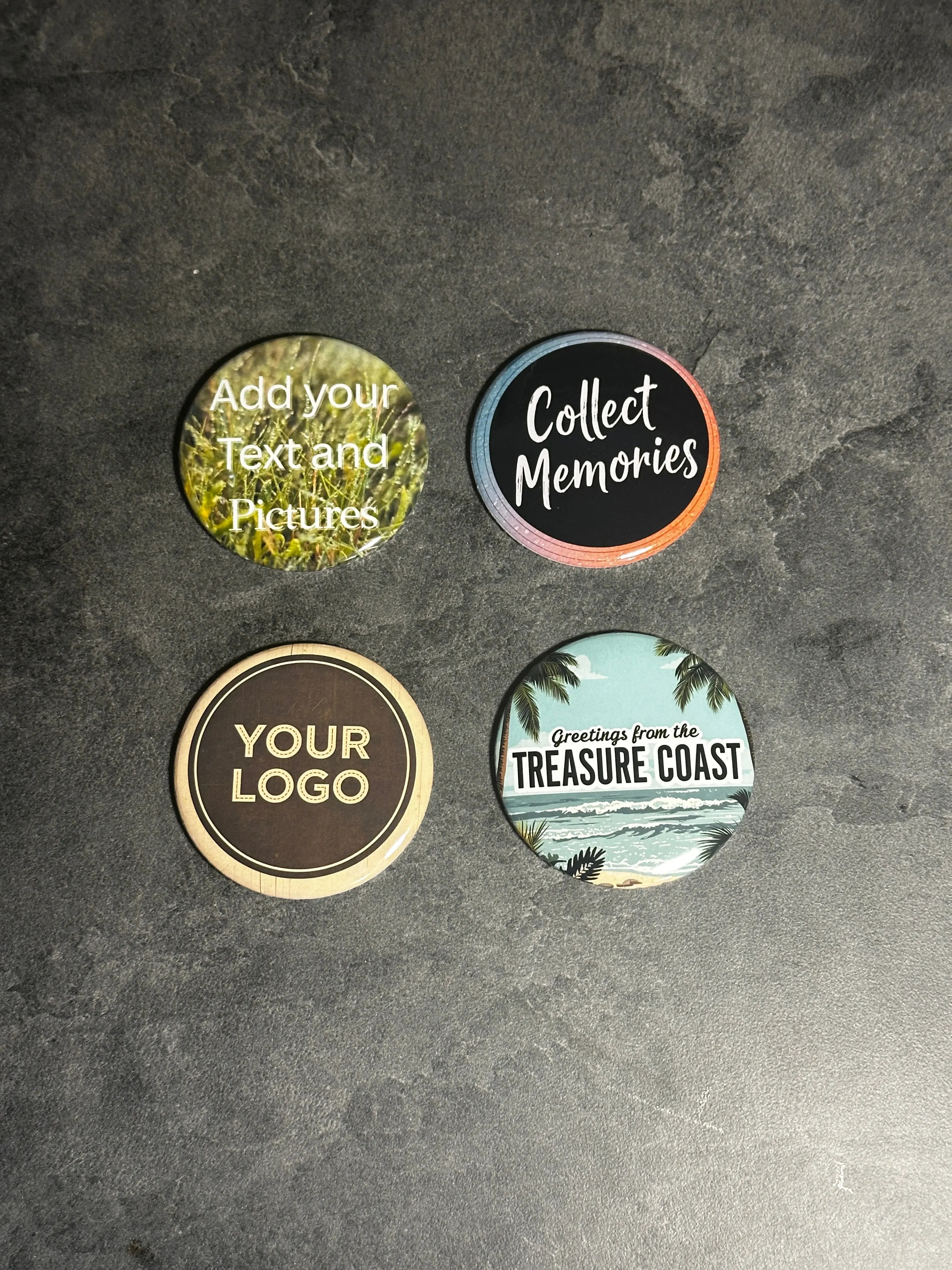 2.25" Round Photo Magnet The Memory Mill Studio