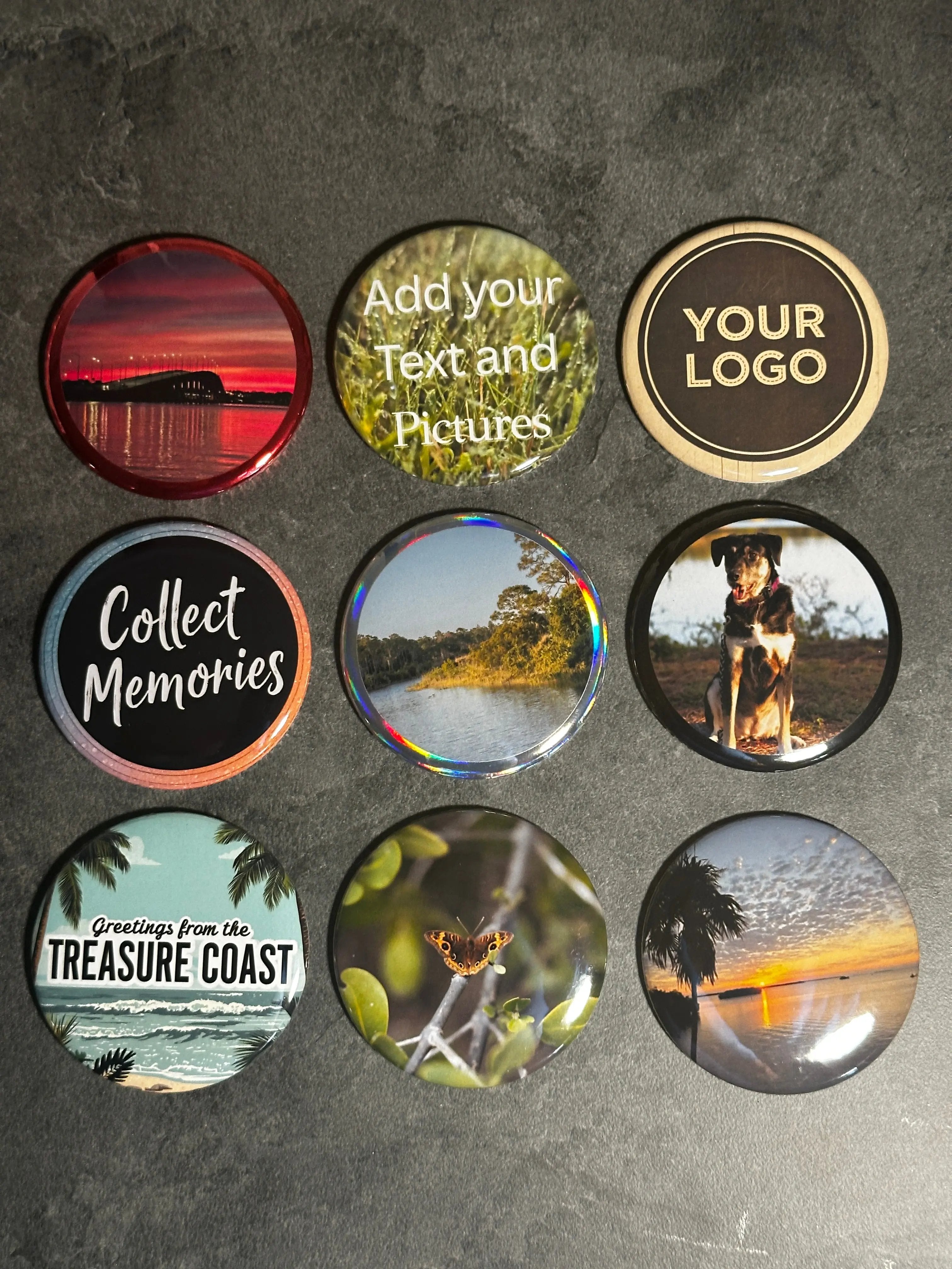 2.25" Round Photo Magnet The Memory Mill Studio